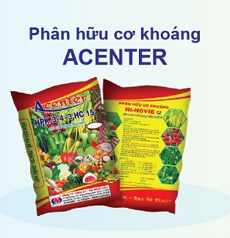 Phân hữu cơ khoáng ACENTER - Công Ty TNHH Sản Xuất - Thương Mại Nông Việt